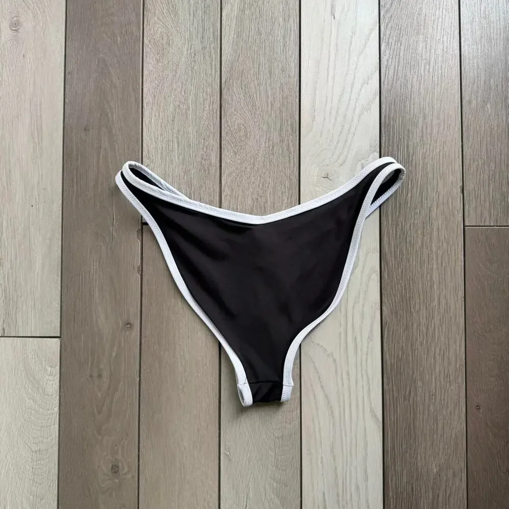Skims zip front bikini bottom